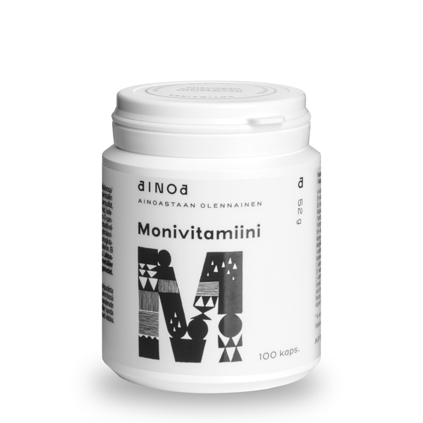 Multivitamín, vegan, 100 tablet